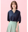 【新色追加/洗濯機可/接触冷感/UVケア】スキッパーネック袖タックブラウス