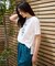 【洗濯機可/UVケア/接触冷感】半袖ロゴＴシャツ