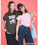 【Barbie(TM)】ロゴTシャツ