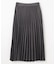 【新色追加/ウエストゴム】ウーリッシュプリーツスカート