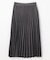 【新色追加/洗濯機可/ウエストゴム】ウーリッシュプリーツスカート