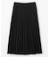 【新色追加/ウエストゴム】ウーリッシュプリーツスカート