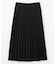 【新色追加/ウエストゴム】ウーリッシュプリーツスカート