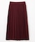 【新色追加/ウエストゴム】ウーリッシュプリーツスカート
