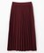 【新色追加/洗濯機可/ウエストゴム】ウーリッシュプリーツスカート