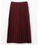 【新色追加/洗濯機可/ウエストゴム】ウーリッシュプリーツスカート