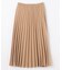 【新色追加/ウエストゴム】ウーリッシュプリーツスカート