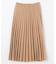 【新色追加/ウエストゴム】ウーリッシュプリーツスカート