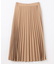 【新色追加/ウエストゴム】ウーリッシュプリーツスカート