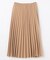 【新色追加/洗濯機可/ウエストゴム】ウーリッシュプリーツスカート