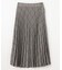 【新色追加/ウエストゴム】ウーリッシュプリーツスカート