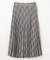 【新色追加/ウエストゴム】ウーリッシュプリーツスカート