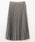 【新色追加/洗濯機可/ウエストゴム】ウーリッシュプリーツスカート