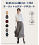 【新色追加/ウエストゴム】ウーリッシュプリーツスカート