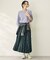 【新色追加/洗濯機可/ウエストゴム】ウーリッシュプリーツスカート