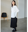 【洗濯機可/UVケア/接触冷感】シャツテールロングスリーブＴシャツ