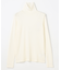 ウール混リブタートルネックカットソー
