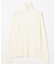 ウール混リブタートルネックカットソー