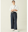 【6サイズ展開/洗濯機可/UVケア/ウエストゴム】イージーワイドパンツ
