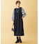 シャツコンビワンピース