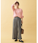 【6サイズ展開/ウエストゴム】ライトツイードパンツ
