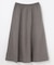 【ウエストゴム】スエードフレアスカート