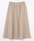 【ウエストゴム】スエードフレアスカート
