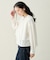 ラッフルクロップドシャツ