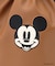 【ディズニー】ミッキーマウス／フェイクレザー巾着バッグ