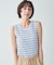 テレコラウンドヘムタンクトップ