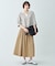 【2SET】バイカラーポロニット×スカートセット