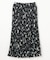 アートドットプリントスカート