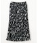 アートドットプリントスカート