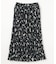アートドットプリントスカート