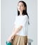 レースショート丈Tシャツ