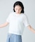 レースショート丈Tシャツ