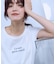 ANYファンクションワイドフレンチスリーブTシャツ