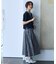 【2SET】ニット×チェックスカートセット