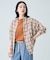 シアーチェックシャツ