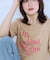 シアーネップロゴＴシャツ
