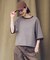 起毛ボーダーリンガーＴシャツ