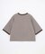 起毛ボーダーリンガーＴシャツ