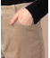 【洗える】ホソコーデュロイテーパード パンツ