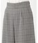 【2WAY】オータムチェック ワイドパンツ