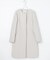 ノーカラー コート