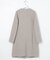 ノーカラー コート