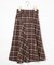 【洗える】アシンメトリーフレア スカート