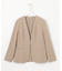 【セットアップ可】リネンライクポリエステル ジャケット