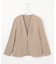 【セットアップ可】リネンライクポリエステル ジャケット