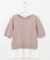 【洗える】シャツテール ニットＴシャツ